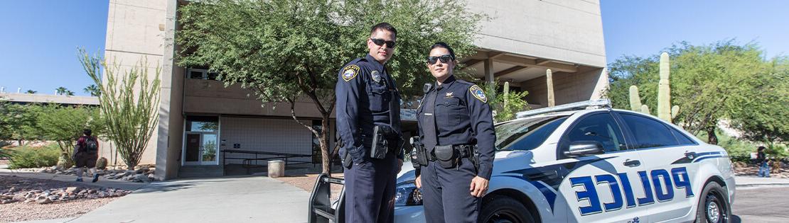 2 police officers with PCC police car